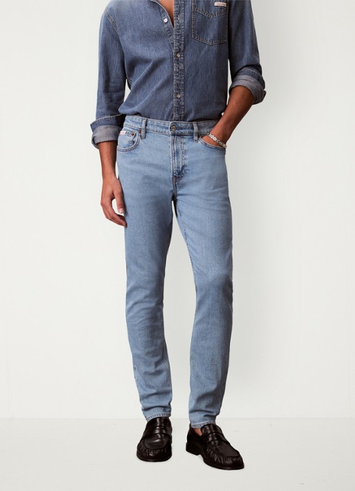 Calvin Klein Slim fit jeans met steekzakken