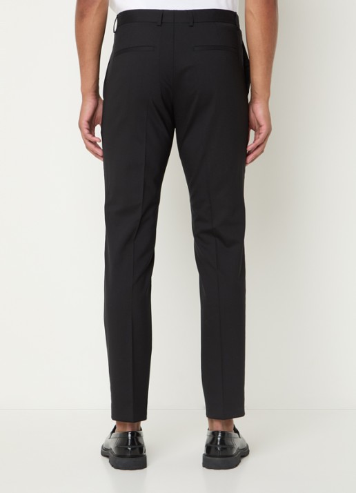 Calvin Klein Slim fit trousers met steekzakken - achterkant zwart