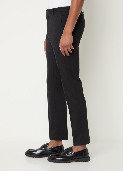 Calvin Klein Slim fit trousers met steekzakken - detail 5 zwart