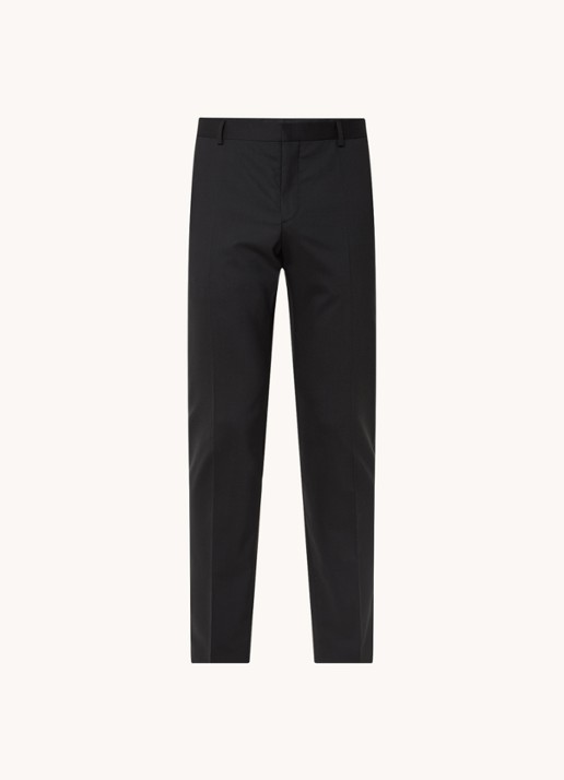 Calvin Klein Slim fit trousers met steekzakken - voorkant 2 zwart