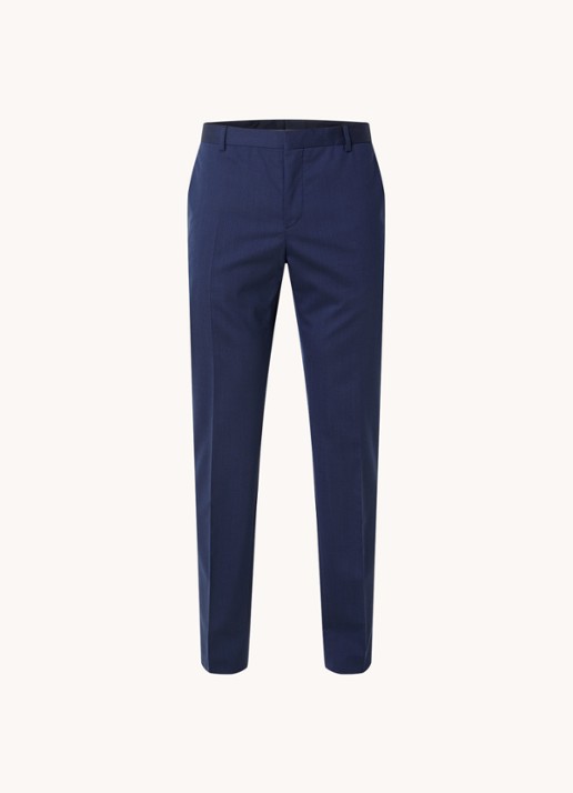 Calvin Klein Slim fit trousers met steekzakken - voorkant 4 donkerblauw