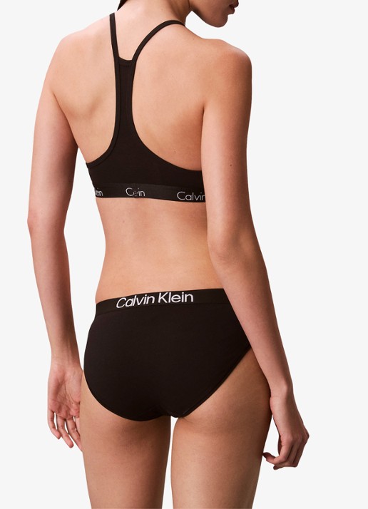 Calvin Klein Slip met logoband in 3-pack - achterkant 3 zwart