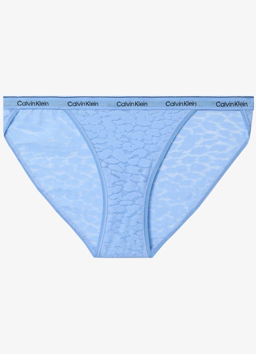 Calvin Klein Slip met logoband - voorkant lichtblauw