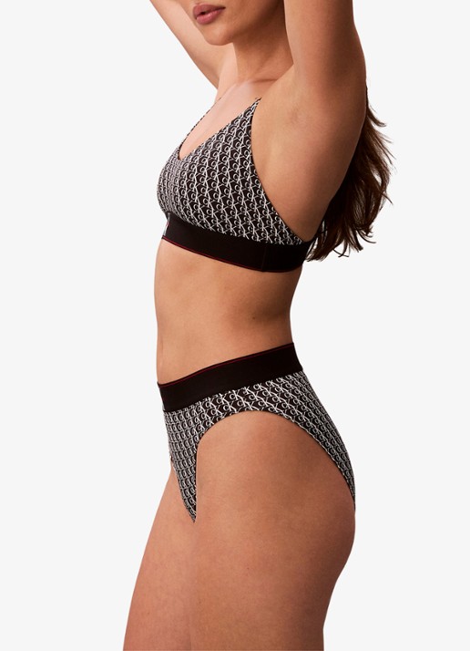 Calvin Klein Slip met logoprint - detail 4 wit