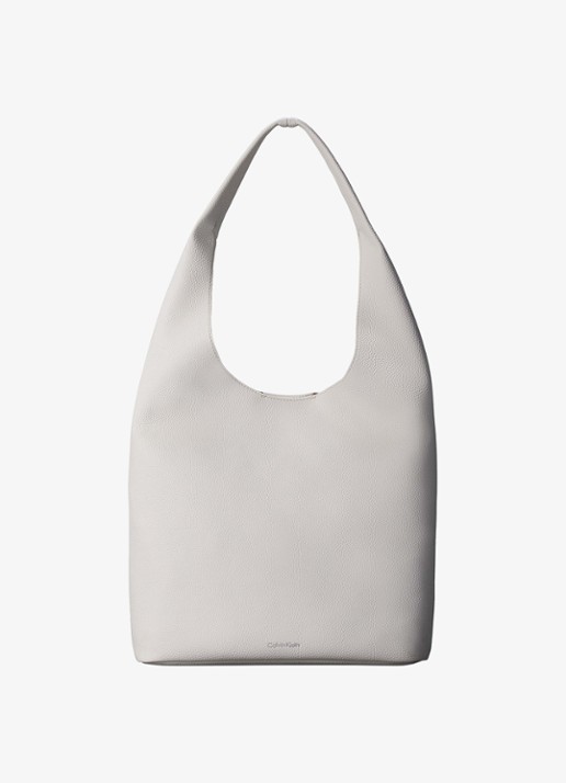 Calvin Klein Slouchy Medium schoudertas met structuur en logo