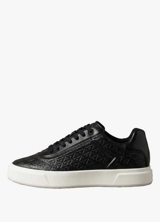 Calvin Klein Sneaker met logoprint - detail 3 zwart