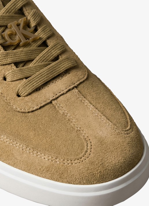 Calvin Klein Sneaker van suède - detail 5 camel