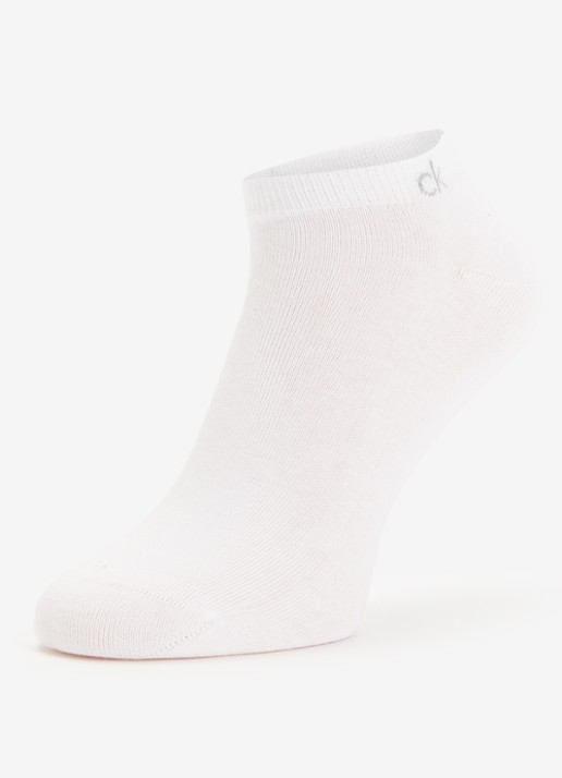 Calvin Klein Sneakersokken met logo in 3-pack - detail 3 wit