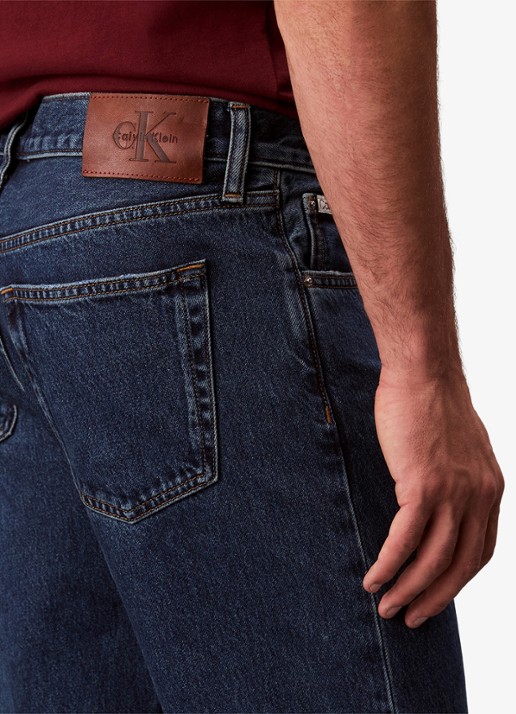 Calvin Klein Straight leg jeans met steekzakken - detail 3 denim