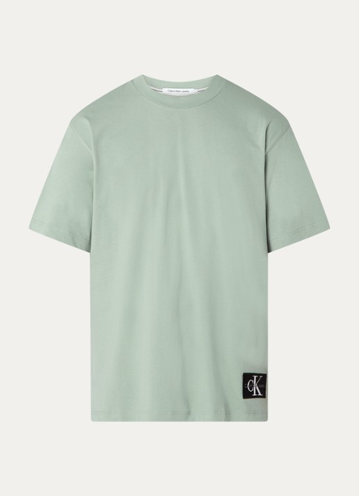 Calvin Klein T-shirt met logo - voorkant 3 mint