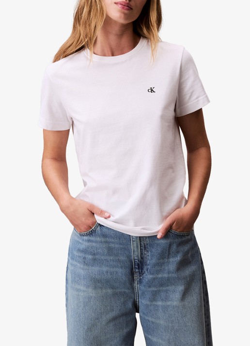 Calvin Klein T-shirt met logoborduring