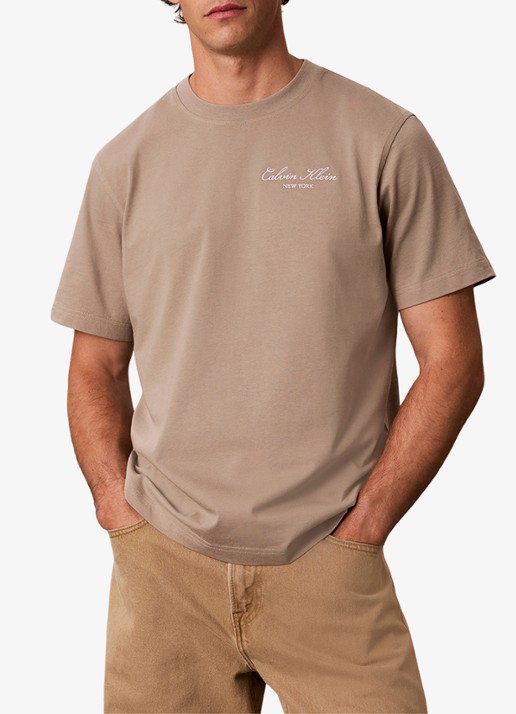 Calvin Klein T-shirt met logoborduring