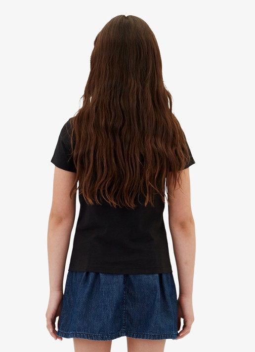 Calvin Klein T-shirt met logoborduring - achterkant zwart