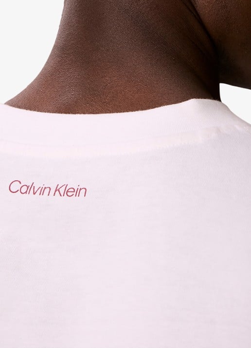 Calvin Klein T-shirt met logoprint - detail 5 bright white-yaf