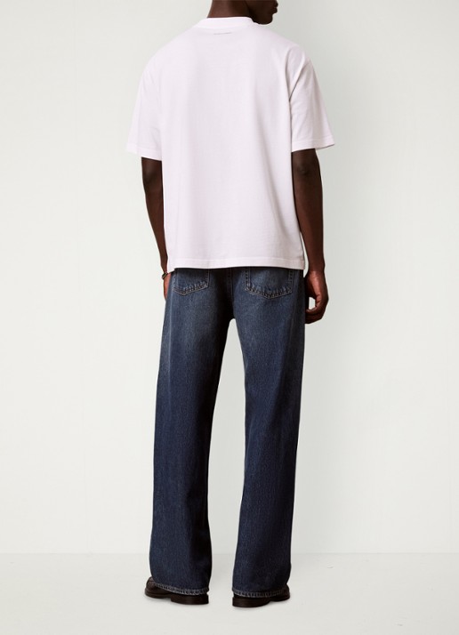 Calvin Klein T-shirt met logoprint - achterkant 7 wit