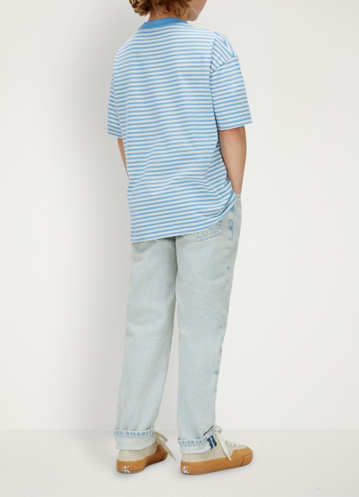 Calvin Klein T-shirt met logoprint - achterkant wit