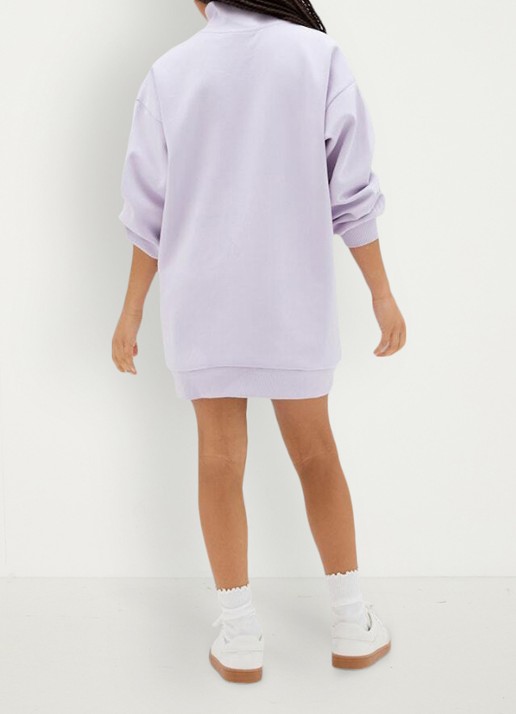 Calvin Klein Trui jurk met logo - achterkant 3 lila