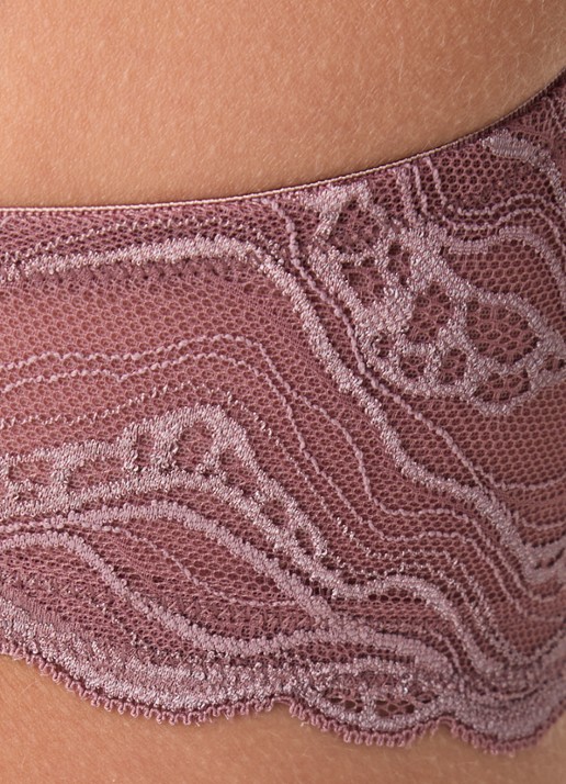 Calvin Klein Voorgevormde balconette bh met kant - detail 3 oudroze