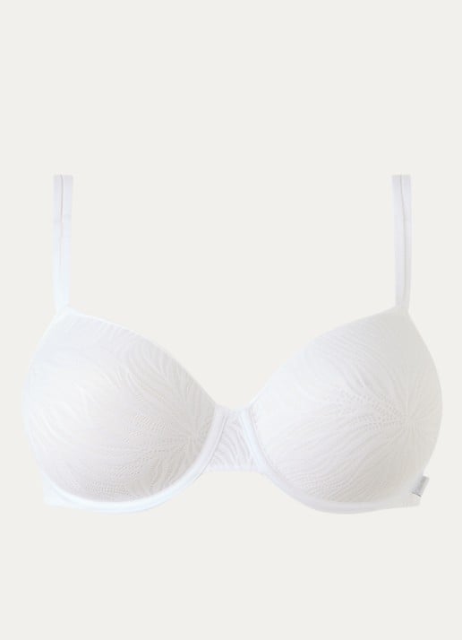 Calvin Klein Voorgevormde demi bh met overlay van mesh