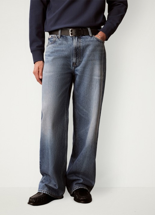 Calvin Klein Wide leg jeans met steekzakken