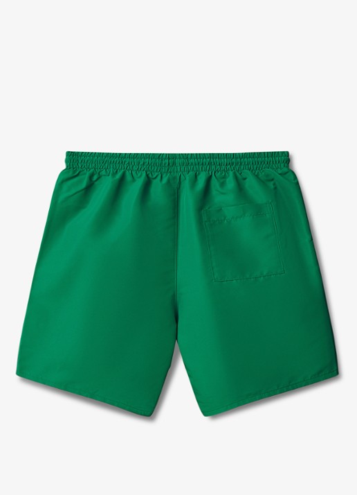 Calvin Klein Zwemshorts met logo en trekkoord - detail groen