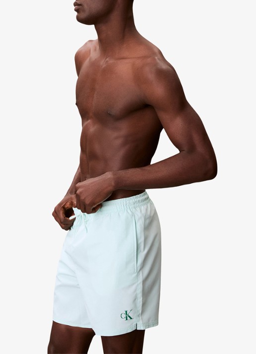 Calvin Klein Zwemshorts met logo en trekkoord - detail 5 mint