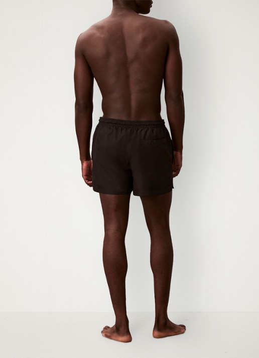Calvin Klein Zwemshorts met logo en trekkoord - achterkant 6 zwart