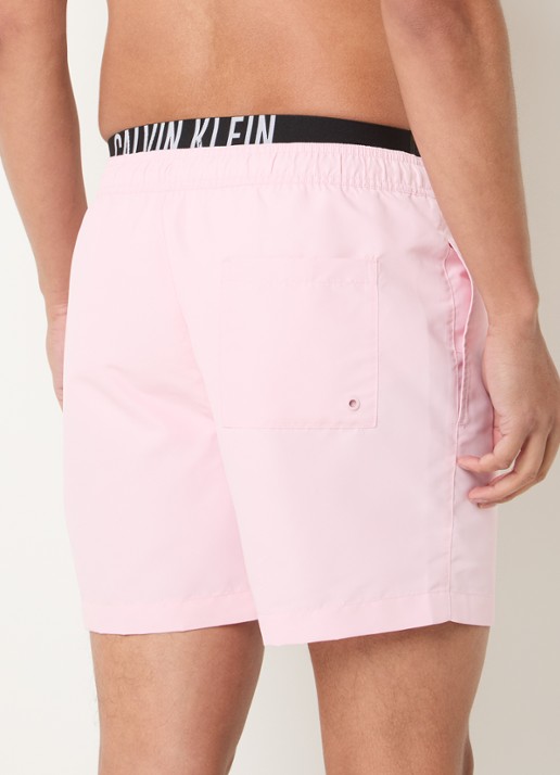 Calvin Klein Zwemshorts met steekzakken - achterkant lichtroze