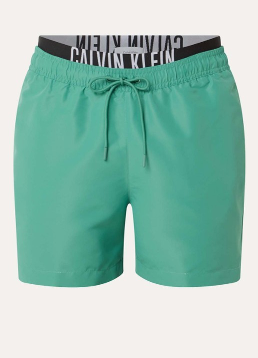 Calvin Klein Zwemshorts met steekzakken - voorkant 3 mint