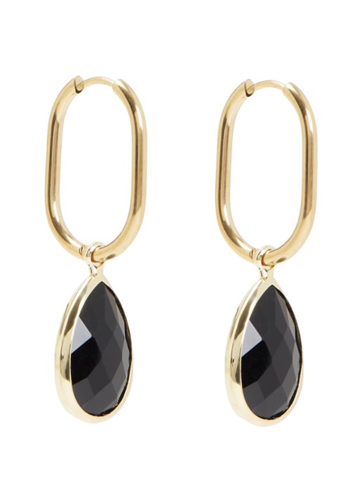 Camps & Camps Enchanting Crystal oorringen verguld