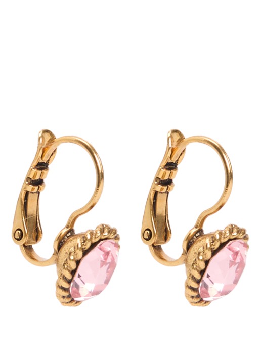 Camps & Camps Oorhangers met Swarovski kristal verguld
