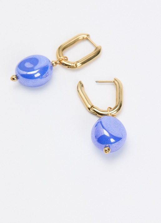 Camps & Camps Oorringen met hanger - detail 3 blauw