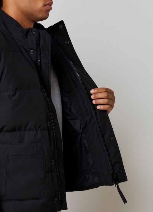 Canada Goose Ashcroft gewatteerde bodywarmer met donsvulling en steekzakken - detail 5 zwart