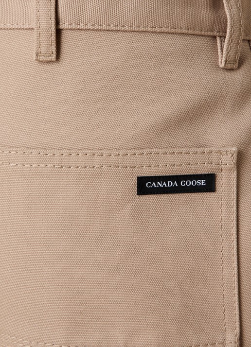 Canada Goose Beaumont wide fit cargobroek met steekzakken - detail 3 camel