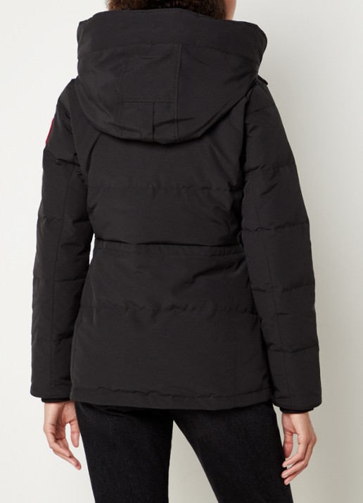 Canada Goose Chelsea gewatteerde jas met donsvulling - achterkant 4 zwart