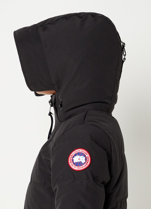 Canada Goose Chelsea gewatteerde jas met donsvulling - detail 2 zwart