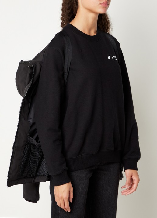 Canada Goose Chelsea gewatteerde jas met donsvulling - detail 3 zwart