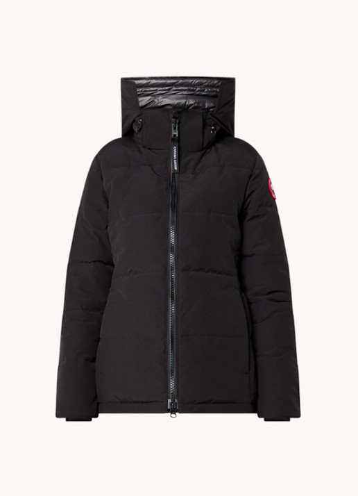 Canada Goose Chelsea gewatteerde jas met donsvulling - voorkant 5 zwart