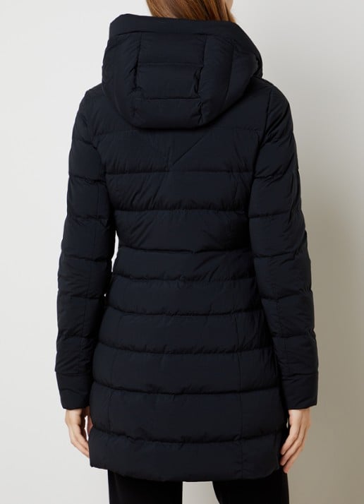 Canada Goose Clair gewatteerde jas met capuchon en donsvulling - achterkant 3 zwart