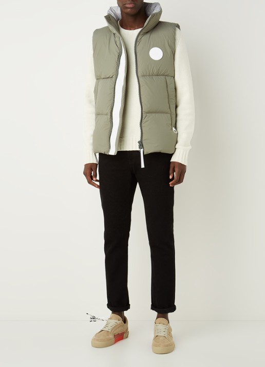 Canada Goose Everett gewatteerde bodywarmer met donsvulling - voorkant 2 bronsgroen