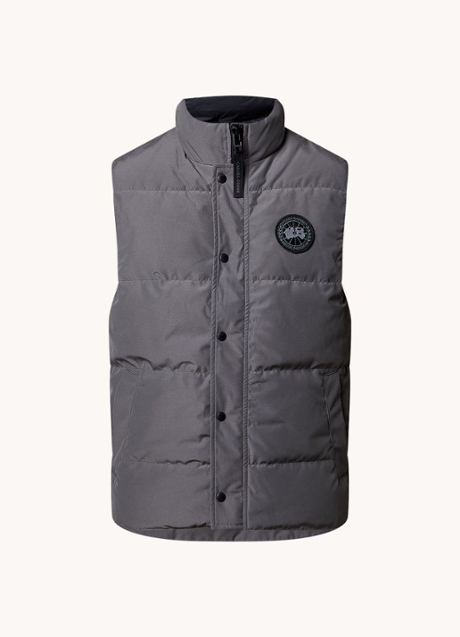 Canada Goose Garson gewatteerde bodywarmer met donsvulling en logo - voorkant 2 khaki