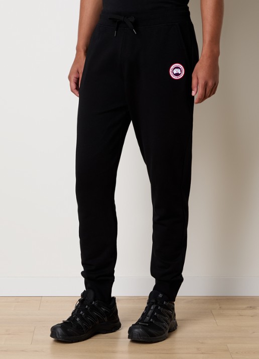 Canada Goose Huron tapered fit joggingbroek met steekzakken - detail 2 zwart