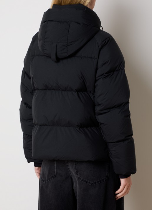 Canada Goose Junction gewatteerde parka met donsvulling en afneembare capuchon - achterkant 6 zwart