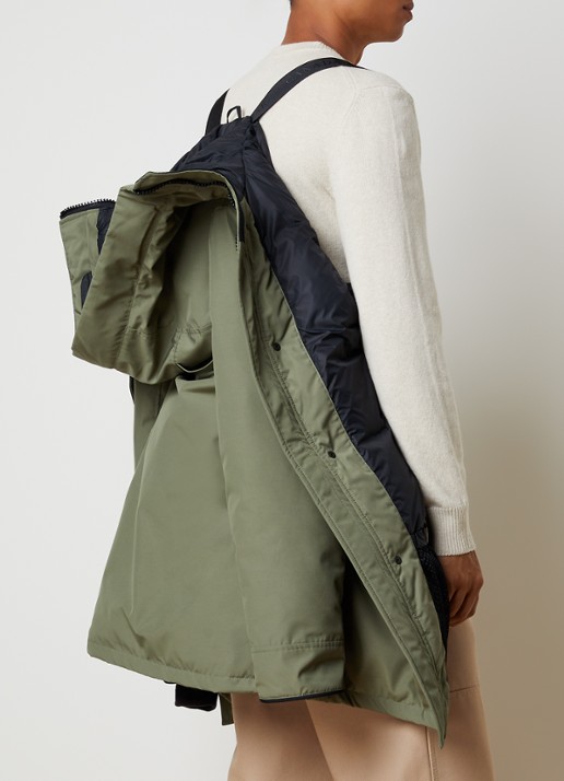 Canada Goose Langford gewatteerde parka met donsvulling - detail 5 mosgroen