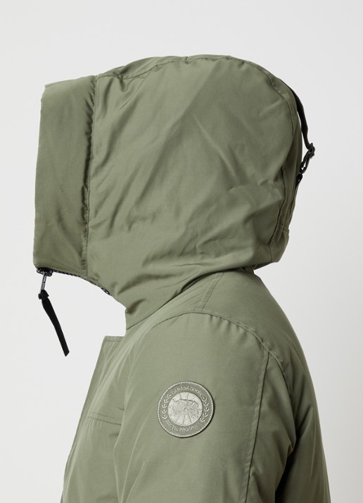 Canada Goose Langford gewatteerde parka met donsvulling - detail 6 mosgroen