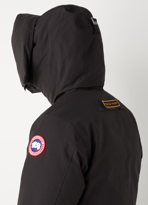 Canada Goose Langford gewatteerde parka met donsvulling - detail 3 zwart