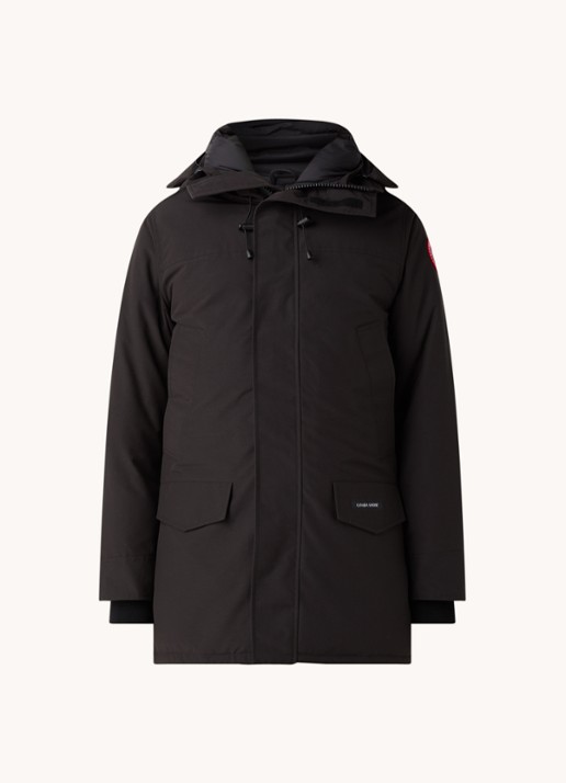 Canada Goose Langford gewatteerde parka met donsvulling - voorkant 4 zwart