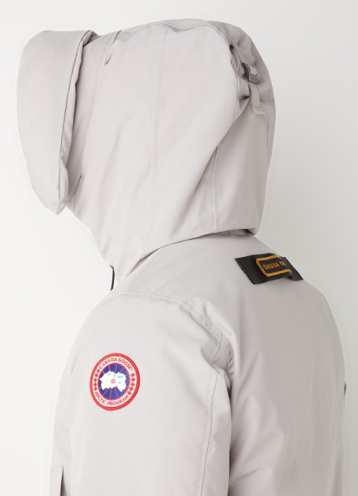 Canada Goose Langford gewatteerde parka met donsvulling - detail 2 lichtgrijs
