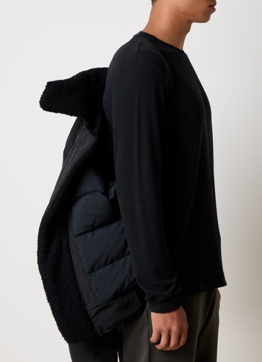 Canada Goose Langford parka met donsvulling en logo - detail 5 zwart