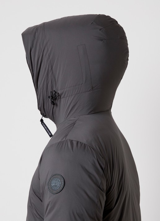 Canada Goose lodge gewatteerd jack met donsvulling - detail 5 grijs